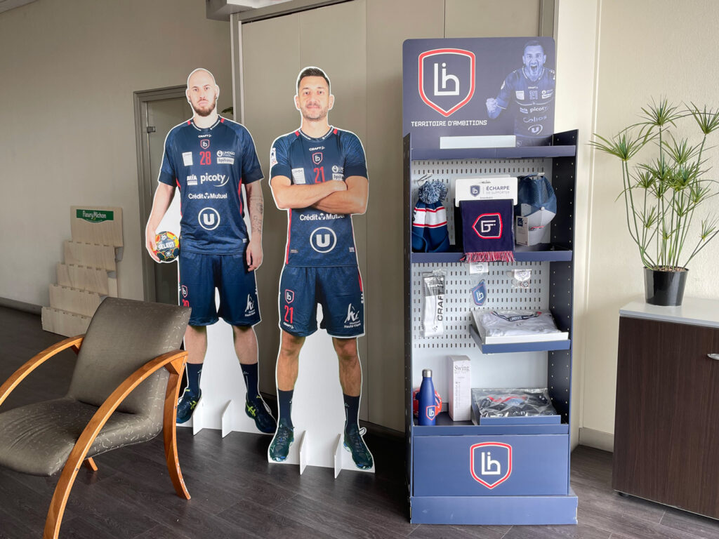 PLV pour notre partenaire le LH - Limoges handball